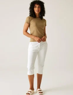 Bayletta Cotton Rich Casual Capri Shorts