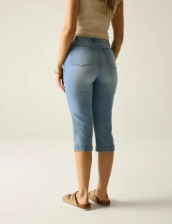 Bayletta Straight Leg Cropped Jeans