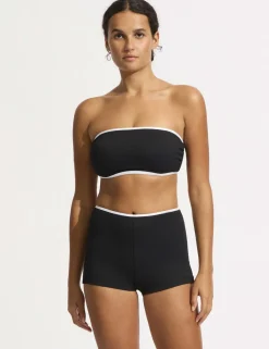 Beach Bound High Waisted Swim Shorts