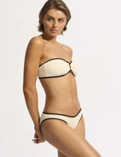 Beach Bound Padded Ring Detail Bandeau Bikini Top