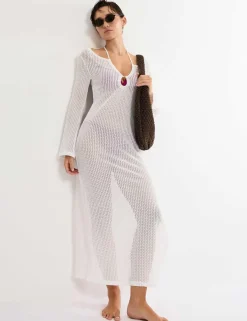 Beach MyWear Knitted V-Neck Maxi Beach Dress