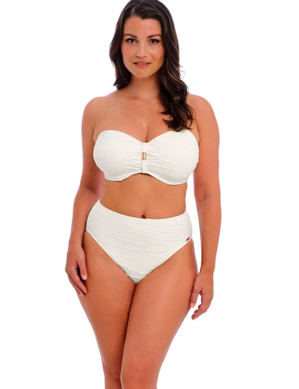 Beach Waves High Waisted Bikini Bottoms