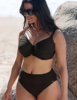 Beach Waves High Waisted Bikini Bottoms