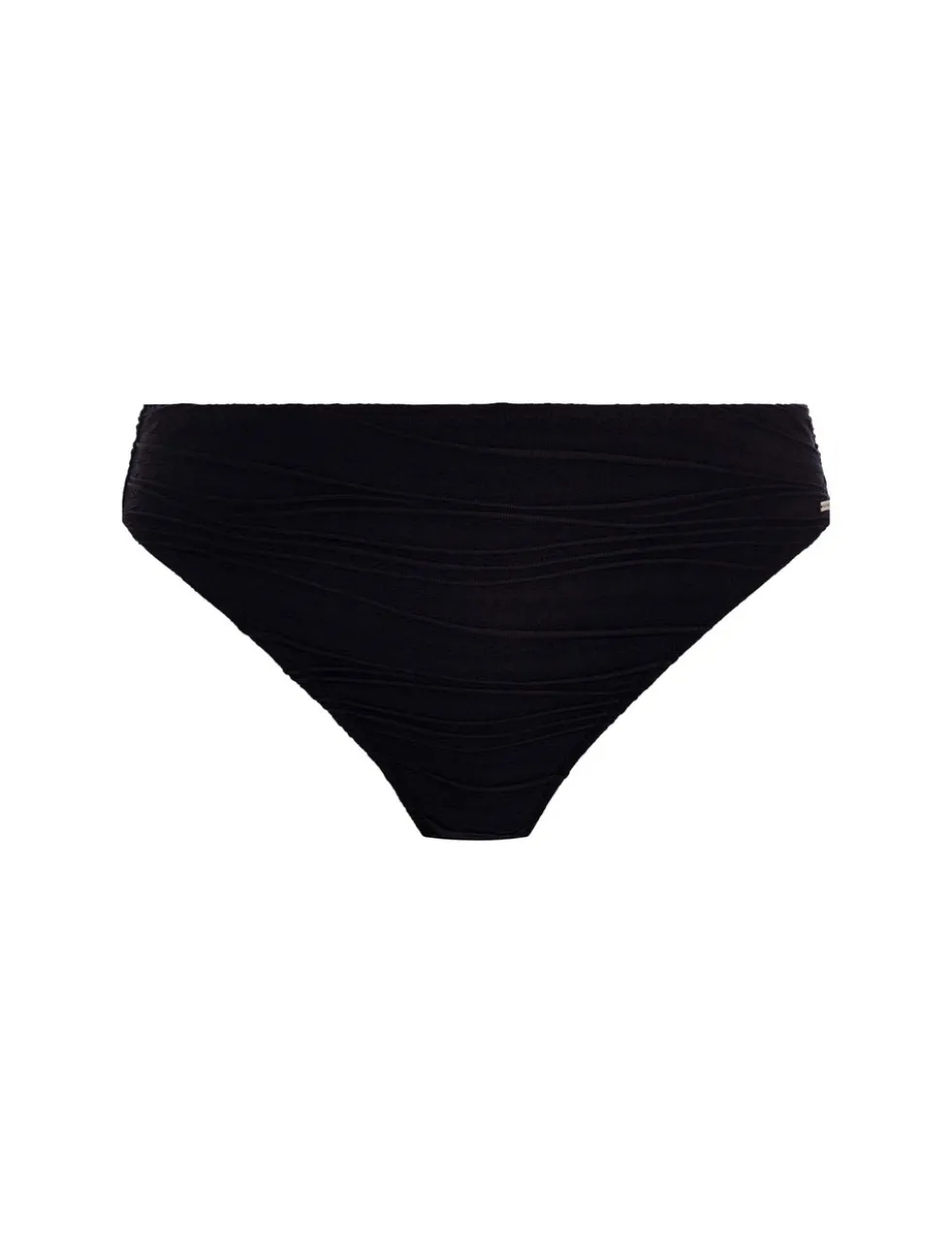 Beach Waves Textured High Leg Bikini Bottoms