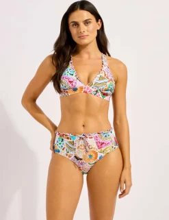 BeachBohème Print High Waisted Bikini Bottoms