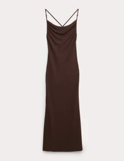 Beaded Scoop Neck Strappy Midaxi Beach Dress