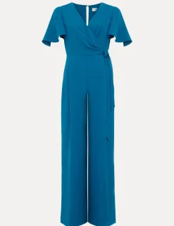 Belted Wide Leg Jumpsuit