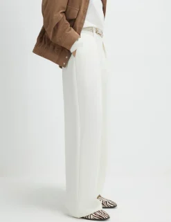 Belted Wide Leg Trousers