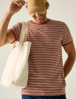 Benlin Pure Cotton Striped T-Shirt