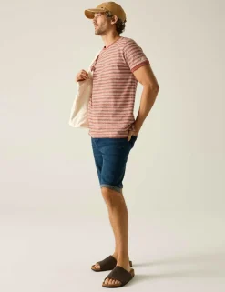 Benlin Pure Cotton Striped T-Shirt