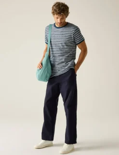 Benlin Pure Cotton Striped T-Shirt