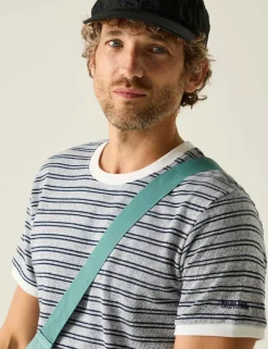Benlin Pure Cotton Striped T-Shirt