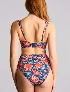 Bette Liliflora Floral Underwired Balcony Padded Bikini Top D-J