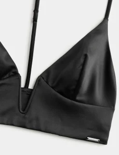 Black Label Satin Bralette