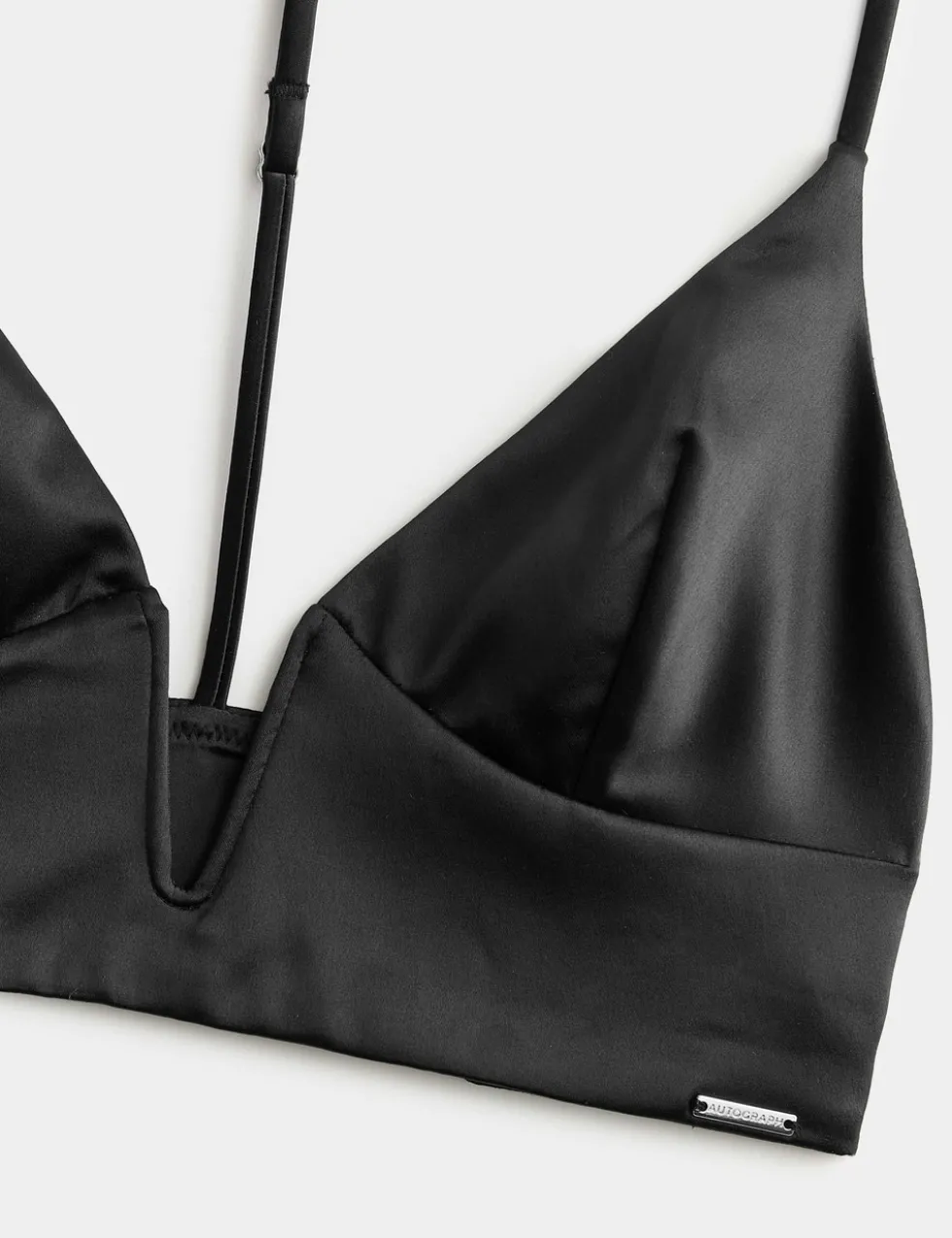 Black Label Satin Bralette