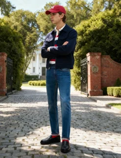 Bleecker Slim Fit 5 Pocket Jeans