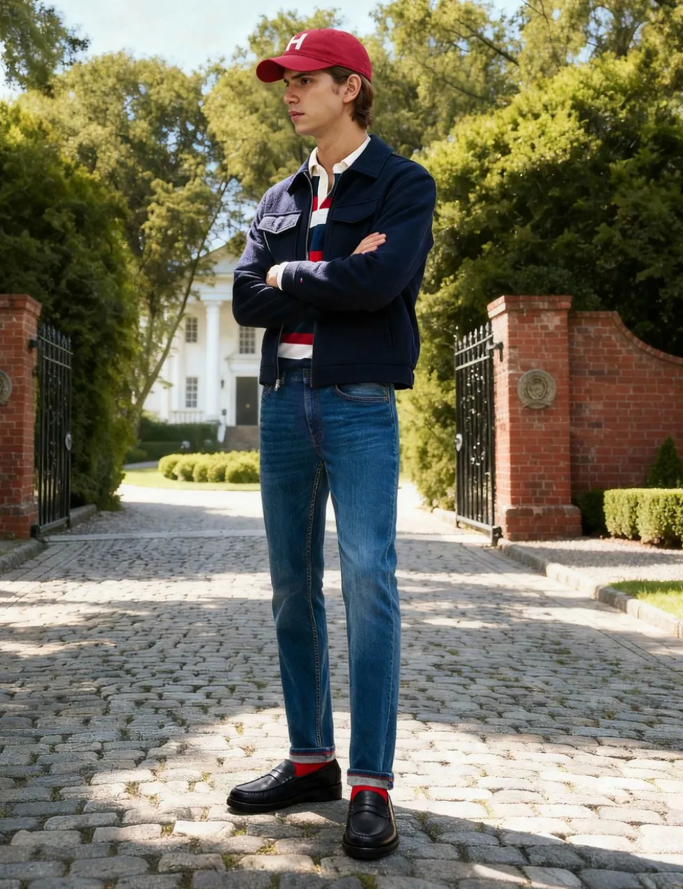 Bleecker Slim Fit 5 Pocket Jeans