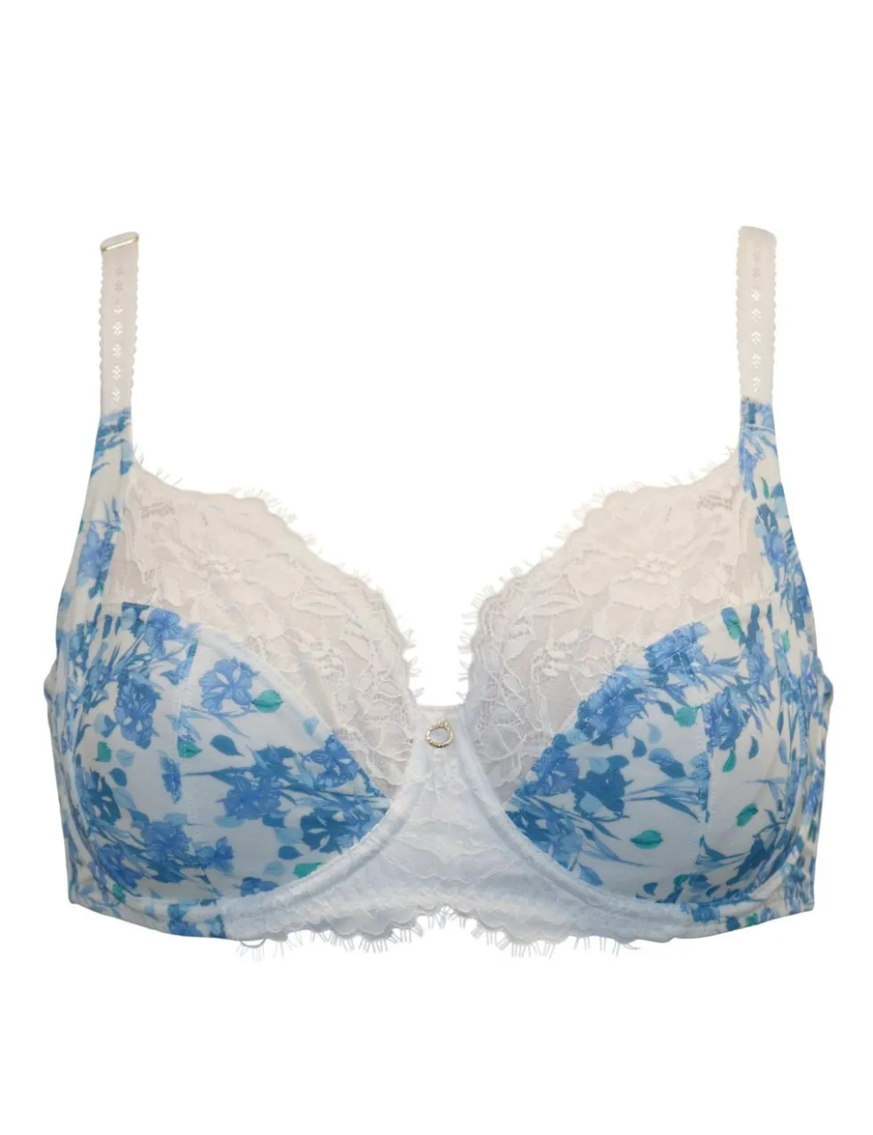 Bliss Floral Wired Side Support Full Cup Bra (D-J)