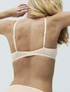 Body Lace Wired Demi Cup Bra (A-E)