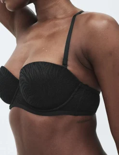 Body Lace Wired Strapless Bra (A-E)
