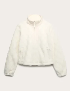 Borg Funnel Neck Fleece Jacket