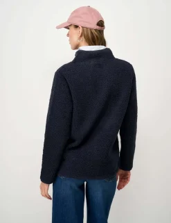 Borg Funnel Neck Half Zip Fleece