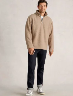 Borg Half Zip Sweatshirt