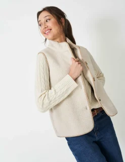 Borg High Neck Gilet