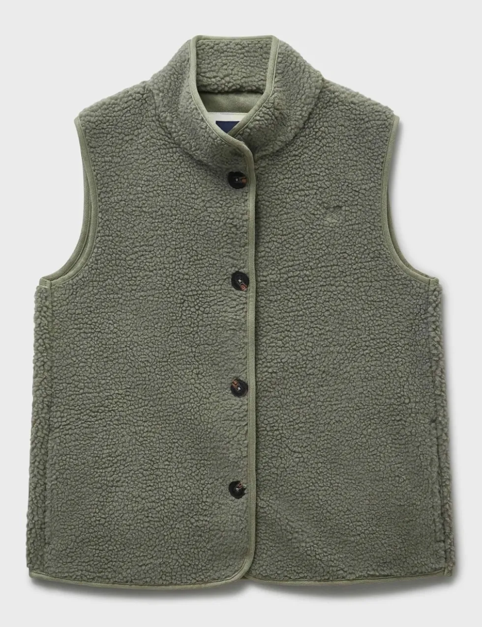 Borg High Neck Gilet