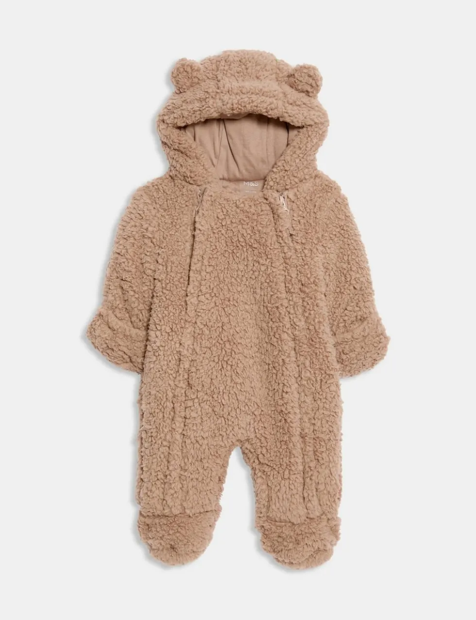Borg Zip Pramsuit (0-12 Mths)