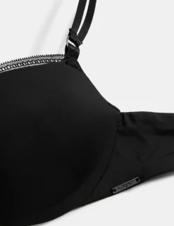 Boston Microfibre Wired Push Up Balcony Bra