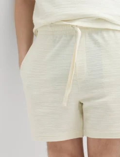 Bouclé Cotton Rich Shorts