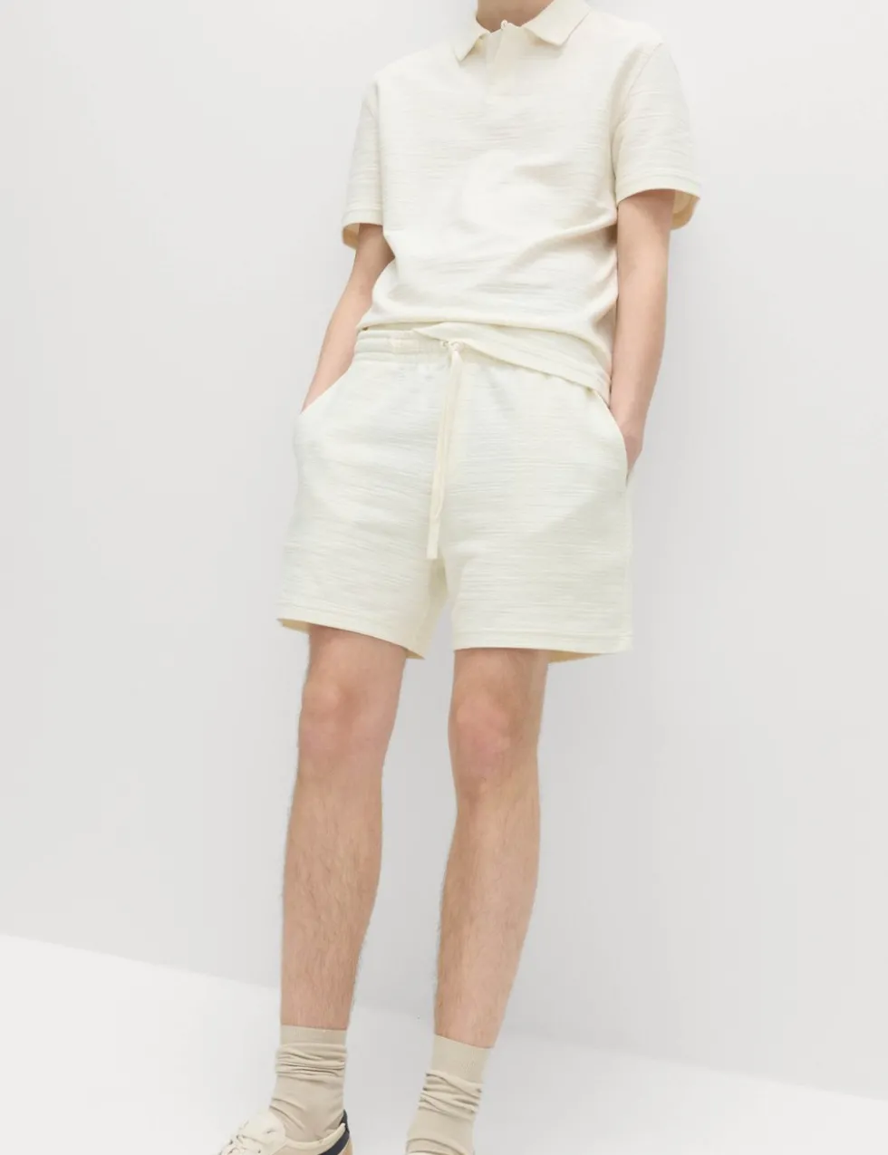 Bouclé Cotton Rich Shorts