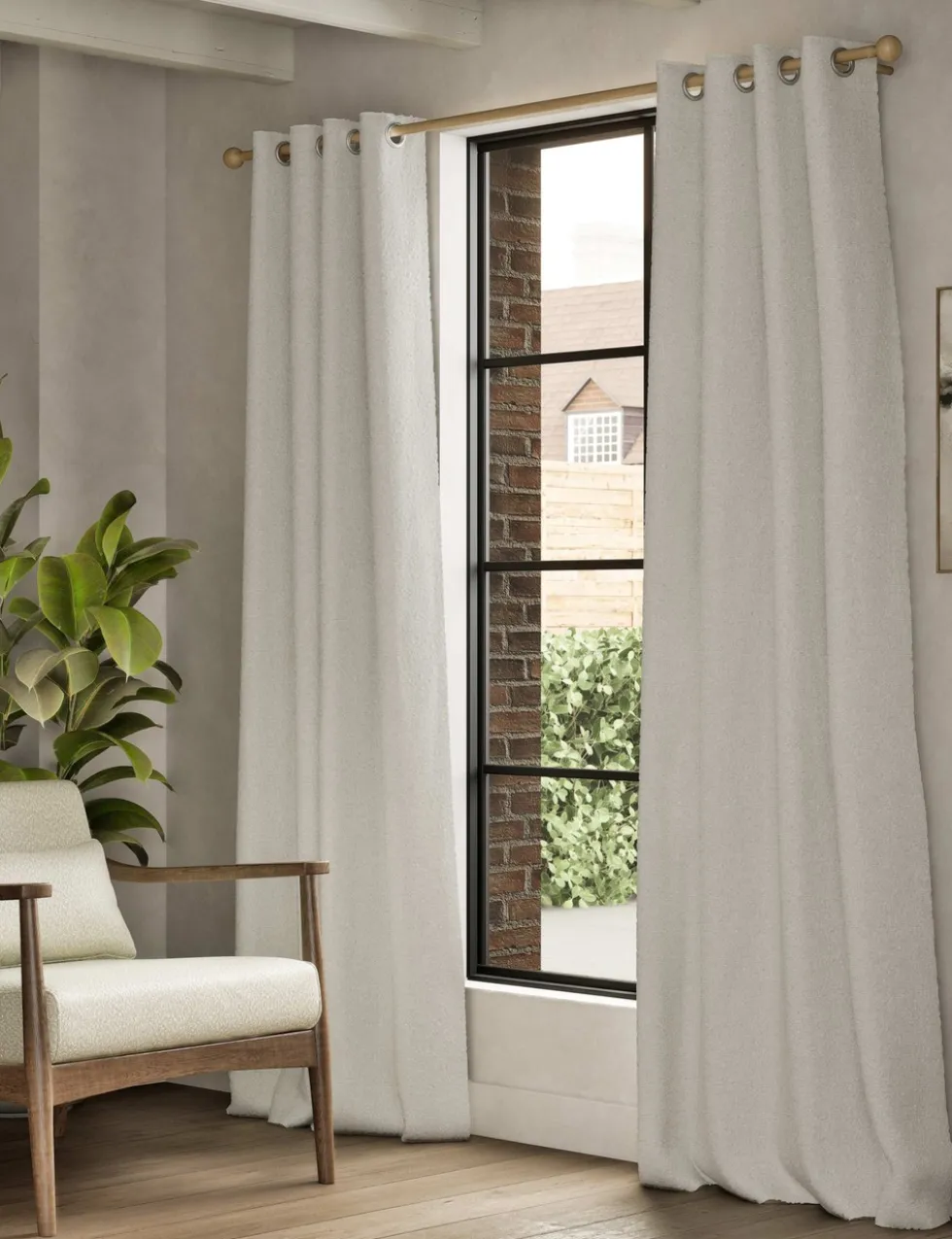 Bouclé Eyelet Curtains