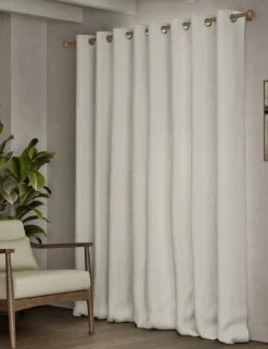 Bouclé Eyelet Curtains