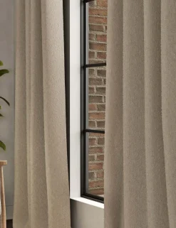 Bouclé Eyelet Curtains