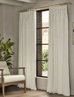 Boucle Pencil Pleat Curtains
