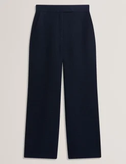 Boucle Tailored Straight Leg Trousers