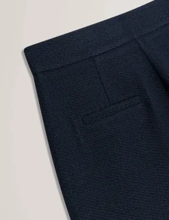 Boucle Tailored Straight Leg Trousers