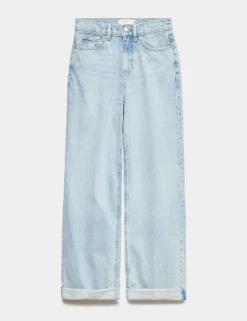 Boyfriend Mid Rise Ankle Grazer Jeans