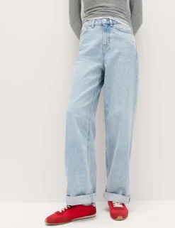 Boyfriend Mid Rise Ankle Grazer Jeans