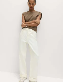Boyfriend Mid Rise Ankle Grazer Jeans