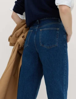 Boyfriend Mid Rise Ankle Grazer Jeans