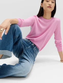 Boyfriend Mid Rise Ankle Grazer Jeans