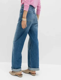 Boyfriend Mid Rise Ankle Grazer Jeans