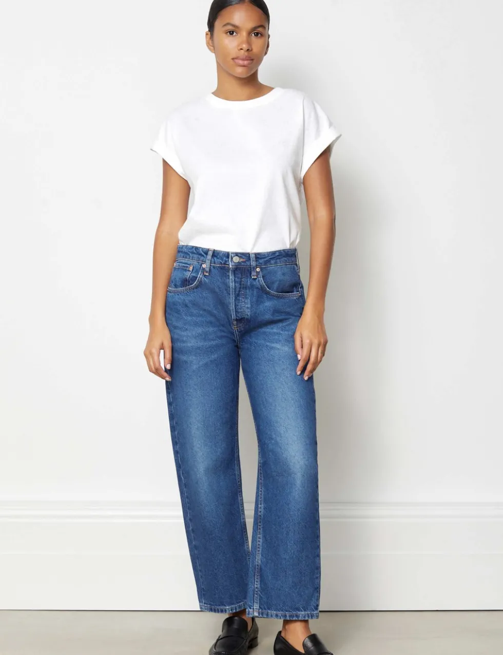 Boyfriend Mid Rise Jeans