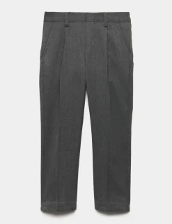 Boys' Regular Leg School Trousers (2-16 Yrs)