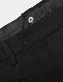Boys' Skinny Leg Longer Length School Trousers (2-18 Yrs)