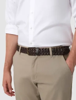 Braided Leather Belt