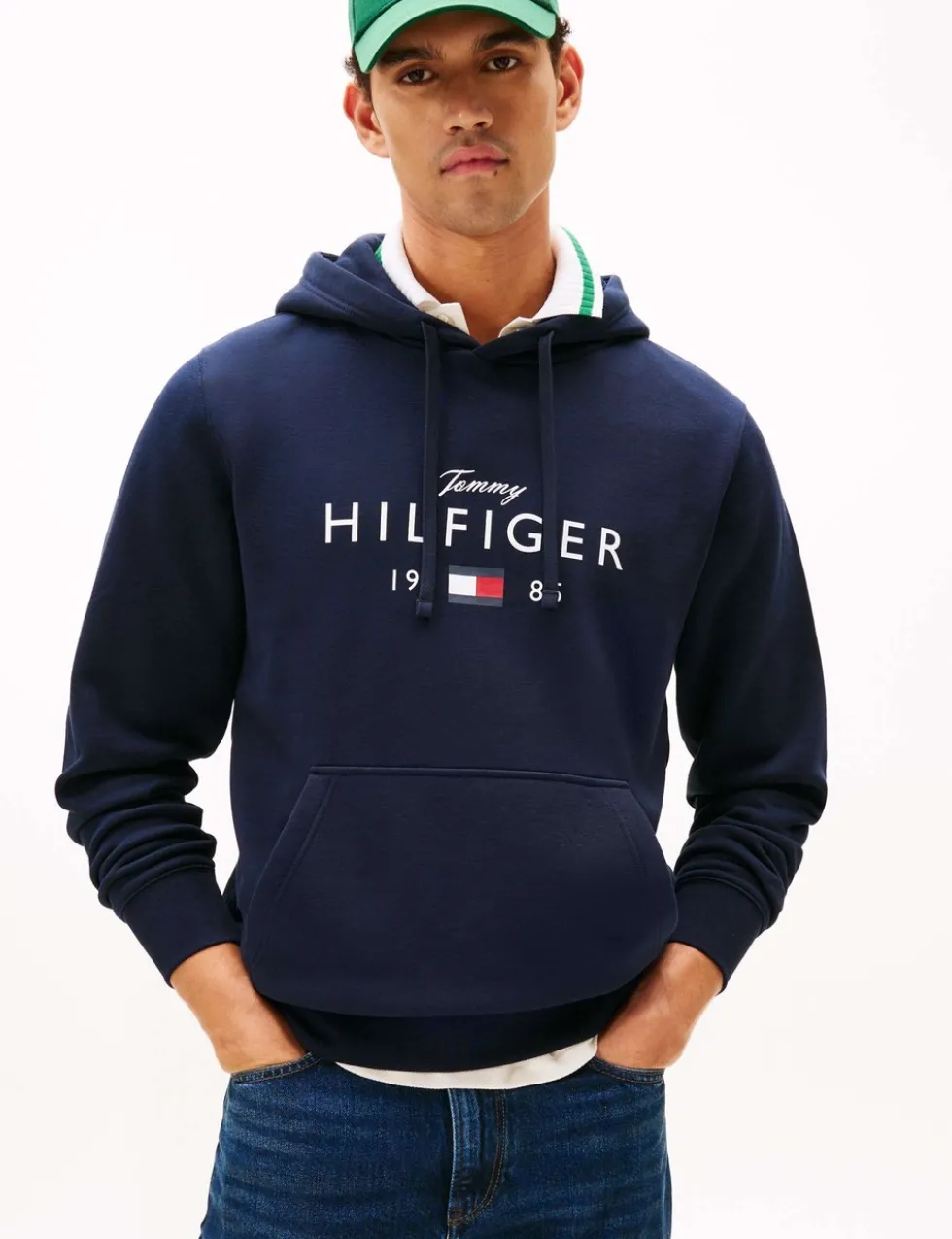 Brand Love Cotton Rich Logo Graphic Hoodie